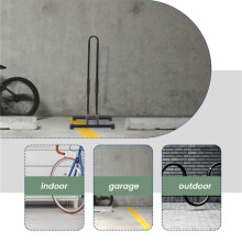 3X Bike Stand Bicycle Floor Parking Rack Storage Stand with Sponge Pad Black Bike Holder Bicycle Accessories