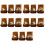 15Pcs Bamboo Tea Kettle Lid Stands Compact Decorative Tea Accessories 6