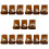 15Pcs Bamboo Tea Kettle Lid Stands Compact Decorative Tea Accessories 7