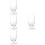 4Pièces Verres À Cocktail Simples En Verre Transparent Pour Maison 7