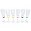 12Pièces Coupes LED Transparentes Pour 9