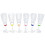 12Pièces Coupes LED Transparentes Pour 10