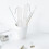 4Pièces Support Pinceaux Multifonction Transparent Avec Compartiments 8