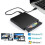 Unidade externa de CD/DVD, resistente a choques, silenciosa, multifuncional e prática, plug & play, sem necessidade de drivers, ampla 8