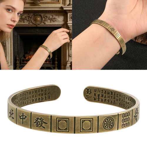 Stylish Openable Bangle Sturdy Brass Wristband Accessory Perfect 1