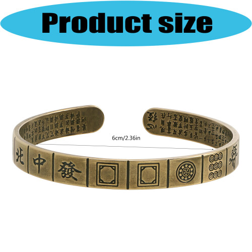 Stylish Openable Bangle Sturdy Brass Wristband Accessory Perfect 2