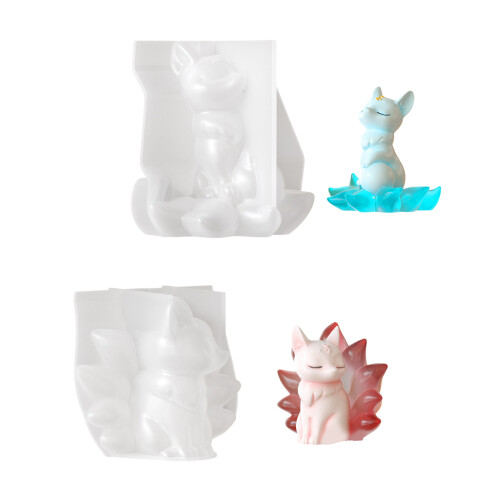Crafting Supplies Foxes Shape for Resin Projects Crafting-suit