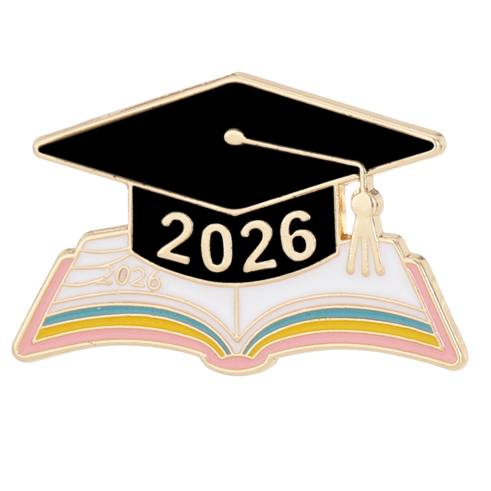 Commemorative 2026 Enamel Brooch Pin Featuring Classical-3
