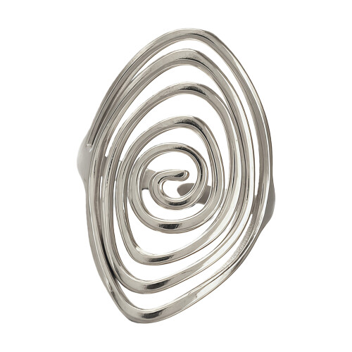 Modisches rotierendes Vortex-Accessoire mit offenem-Stahlfarbe