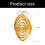 Minimalistischer Vortex Twist Drehring, offenes-Goldfarben 4