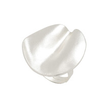 Geometrischer Ring aus Metall, Punk-Ästhetische-weiß re 1