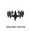 Versatile Star Designs Adjustable Open Rings Crafted from-Black 3