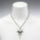 Colored Zirconia Alloy Necklace Collarbone Chain Featuring 6