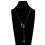 Collier au design serpent avec finition métallique-blanc k 3 7