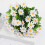 Centre de table d'extérieur artificiel en marguerites blanches 3