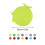 Vanntette runde sitteputer 30 cm polyester 3