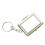 Sturdy Metal Key Holder Mini Cosmetic Mirror Compact-rectangle 1