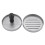 Non-stick hamburgerpress – rund aluminiumlegering, 14,5 5