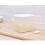 Conjunto de 3 peças de frascos transparentes para temperos com colheres e 4