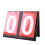 Portable Tabletop Scoreboard Flipper 2-Digit Red 1