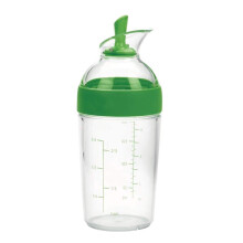 Salatdressing-Shakerflasche mit Messskala, 240 ml