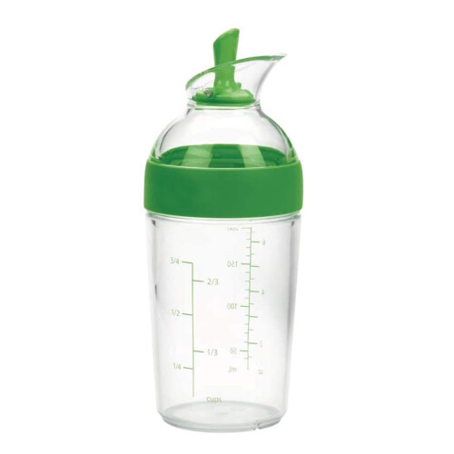 Salatdressing-Shakerflasche mit Messskala, 240 ml