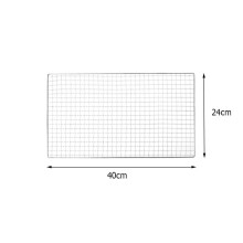 Grillrist i rustfritt stål 40x24cm