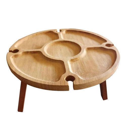 Wooden Folding Picnic Table 30x30cm