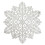 Snowflake Placemat PVC Cup Coaster 10cm 1