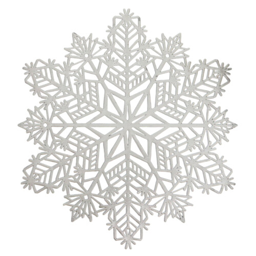 Snowflake Placemat PVC Cup Coaster 10cm