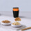 Bærbar snacksdispenser 9,5 oz for nøtter og sjokolade under 3