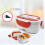 Electric Lunch Box 220V Heated Bento Box 2