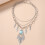 Pack de 2 colliers de plumes occidentaux antiques avec 7