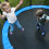 CheAAlet rund trampolinunderlag 2,4 m 5