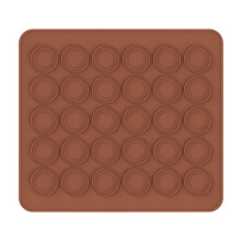 Forma de silicone para macarons (30 ou 48 círculos)