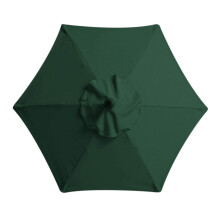 Grøn parasol-reservedug 78,7 tommer med 6 ribber