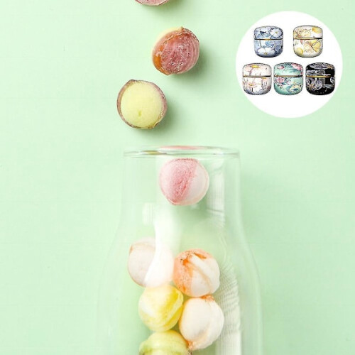 Tinplate Storage Jar 8.5 cm Cube (Pack of 5) 1