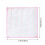 Torchons en microfibre et coton roses, lot de 12 3