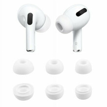 AirPods Pro Silicone Ear Tips Replacement, White, 3 Pairs