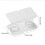 Paper Towel Box Bottom Bracket White Double Spring 3