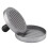 Non-stick hamburgerpress – rund aluminiumlegering, 14,5 1
