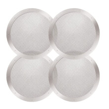 Conjunto de 4 filtros de café em aço inoxidável de 61 mm