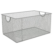 Wire Basket Organizer for Kitchen Pantry 13.3x8.5x6.5 in