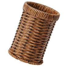 Bestikkurv i vævet plastik – 15,6x10,4 cm
