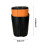 Bærbar snacksdispenser 9,5 oz for nøtter og sjokolade under 1