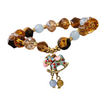 Bracelet de perles en pierre naturelle, ajustement-B