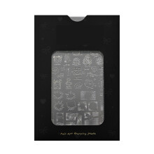 Sturdy Nails Art Transfer Plate Stainless Steel Portable Tool