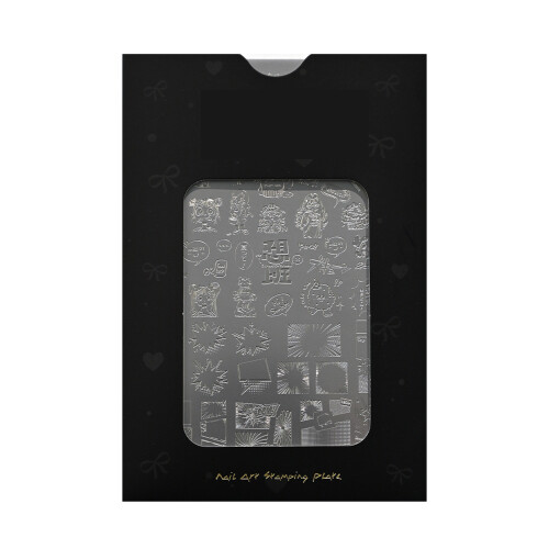 Sturdy Nails Art Transfer Plate Stainless Steel Portable Tool