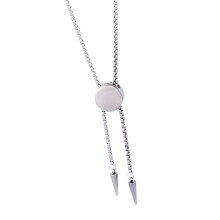 Aspect élégant de pendentif de bouton coulissant de collier
