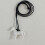 Collier pendentif cheval acrylique léger symbolique,-Blanc 3